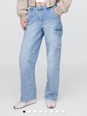 GAP Cargo Denim Jeans, Size 26, New Tags